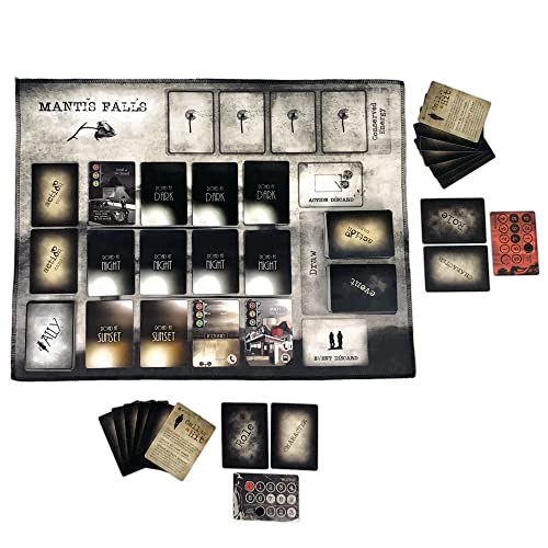 Mantis Falls - Juego de cartas de estrategia de traidor oculto para 2 a 3 jugadores | Juego de aventuras cooperativas para adultos y adolescentes | A partir de 14 años | Tiempo de juego de 60 a 90
