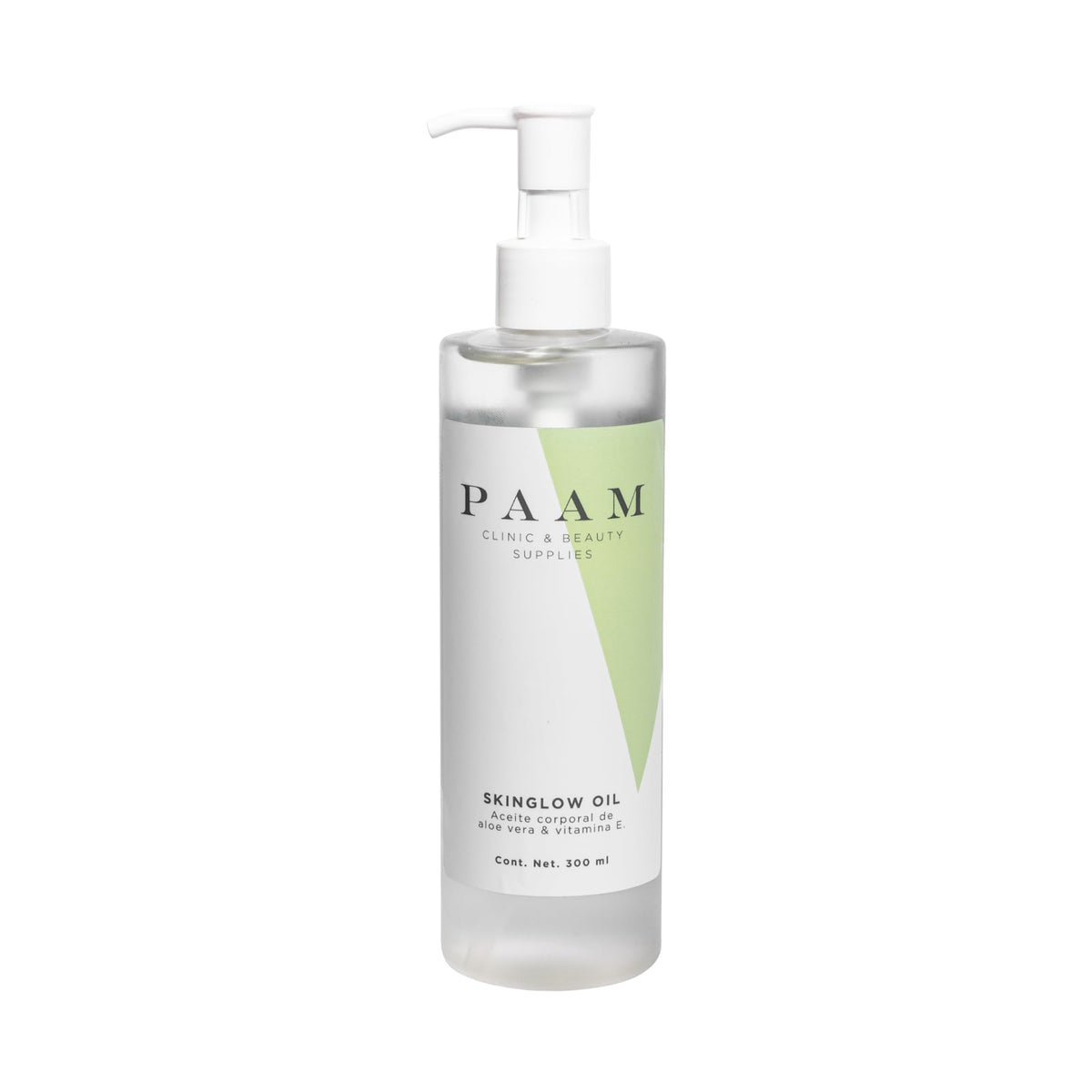 PAAM | SkinGlow Oil – Aceite Corporal Hidratante y Regenerador, Aloe Vera y Vitamina E, aceite corporal de rápida absorción, deja tu piel suave y luminosa sin dejar residuos 300 ml