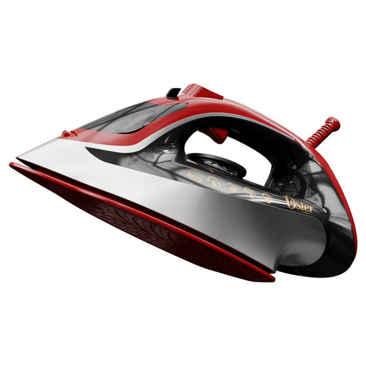 Plancha de Vapor Oster roja con Tecnología Aerocerámica GCSTAC6951