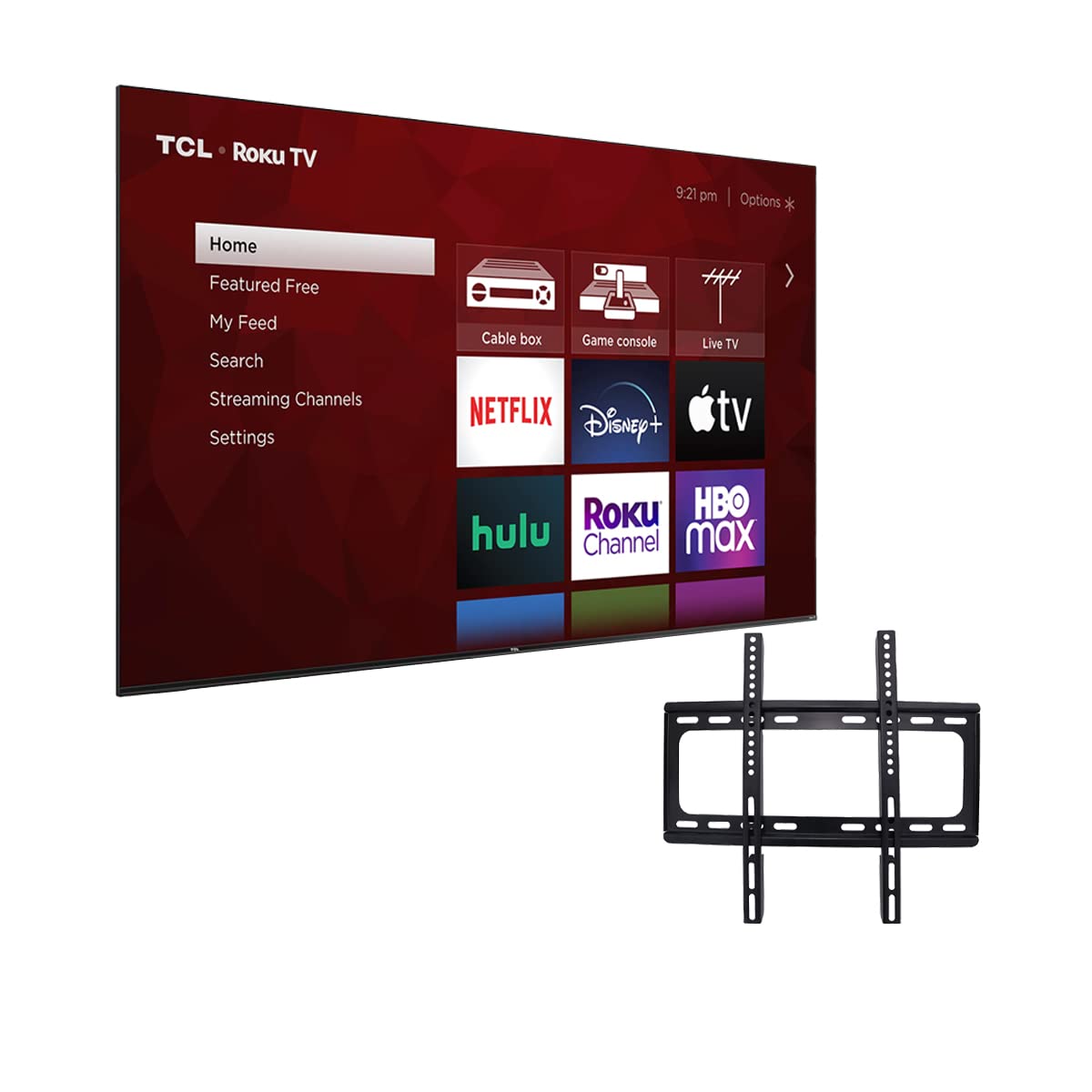 Television TCL 4-Series 4K UHD HDR LED 50 Pulgadas Compatible con Alexa y Google Assistant (Reacondicionado)