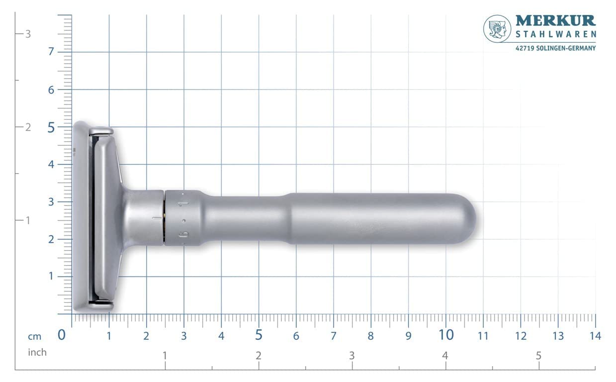 Merkur Futur - Cuchilla de afeitar ajustable de doble filo, MK-700002, 1 pieza