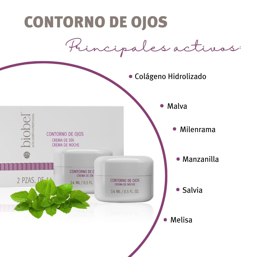 Biobel Contorno de Ojos (Crema de Día y Crema de Noche) 2 de 14ml cada uno
