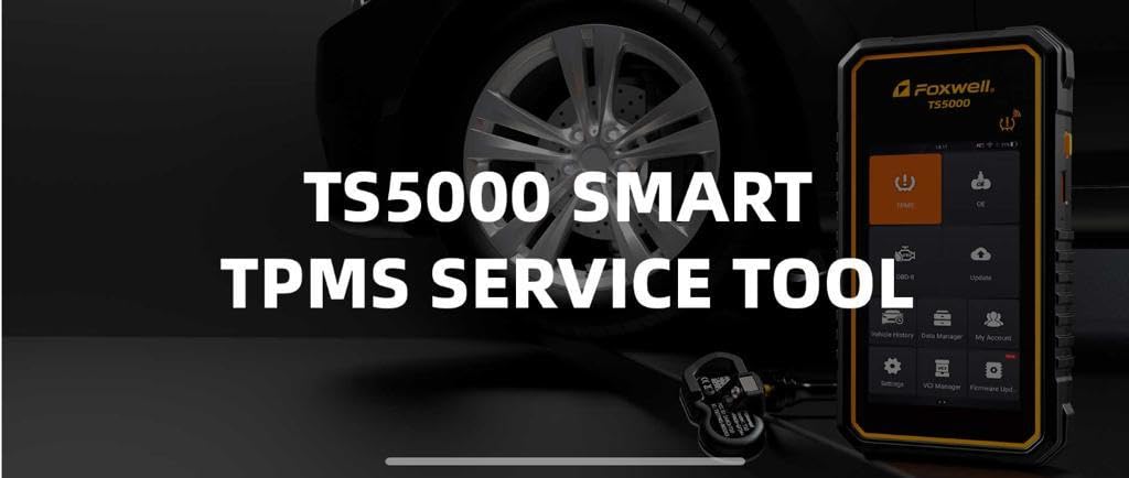 FOXWELL Herramienta Profesional de Escaneo y Diagnostico de Servicio TPMS, Analisis, configuracion, Aprendizaje y programacion del Sistema TPMS, TS5000