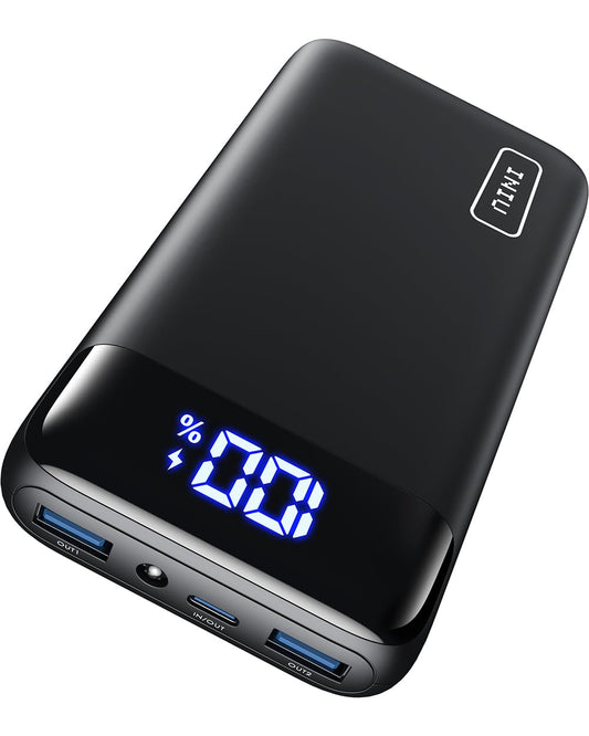 INIU Power Bank 20000mah, Bateria Portatil PD 22.5W Cargador Tipo C Carga Rapida, Cargador Portatil para iPhone 16 Pro Max 15 14 13 Mini, Samsung Galaxy, Xiaomi 15 Pro 14 Ultra, pixel, iPad, LG Tablet
