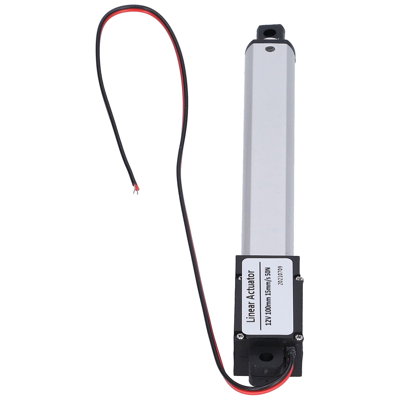Actuador Lineal Eléctrico de Alta Velocidad, Carrera 100 Mm, 12 V CC, Negro, para Maquinaria Industrial y Agrícola