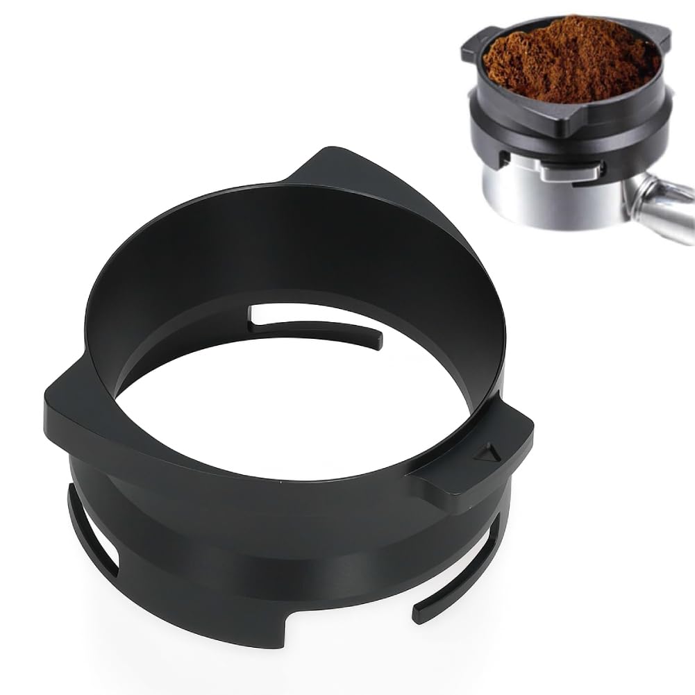 Anillo Dosificador Tgoon Negro para Cafetera Espresso 54mm Serie 8