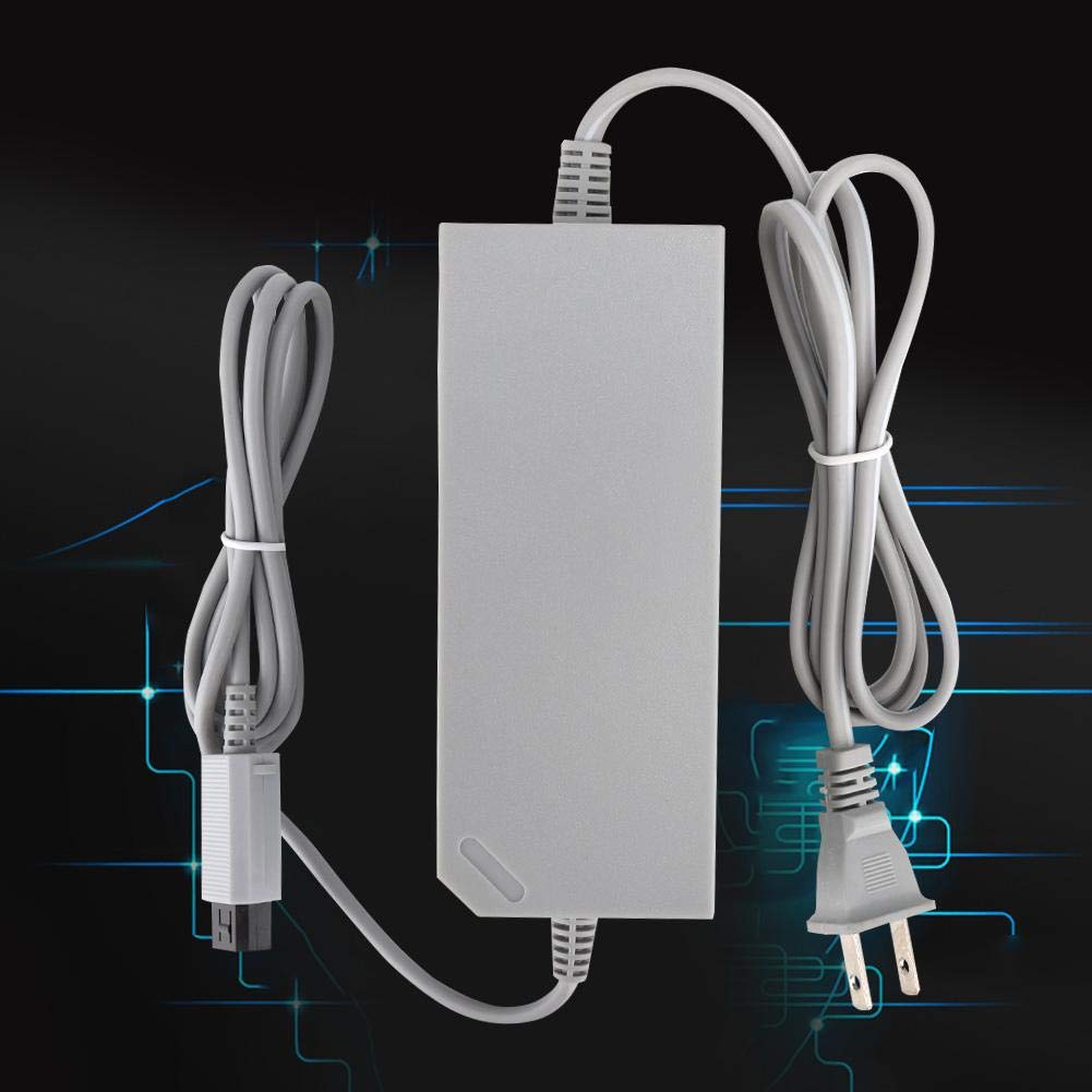 Adaptador de Fuente de Alimentación ASHATA Negro Corriente Constante y Voltaje para Wii Consola de Juegos