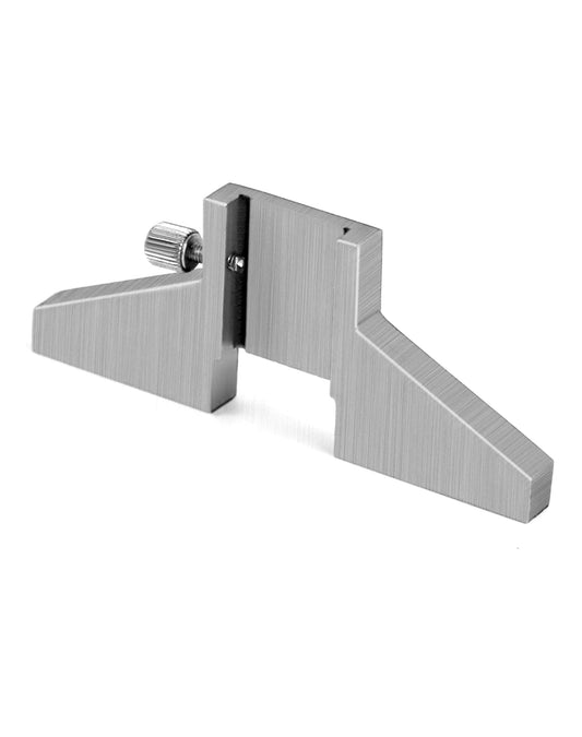 Base de Profundidad para Calibrador QWORK Acero al Carbono T-Bar para Calibradores de 4", 6", 8", 12"