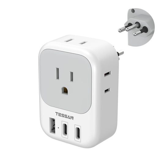 Adaptador Universal TESSAN Brasil Viaje Brasileño