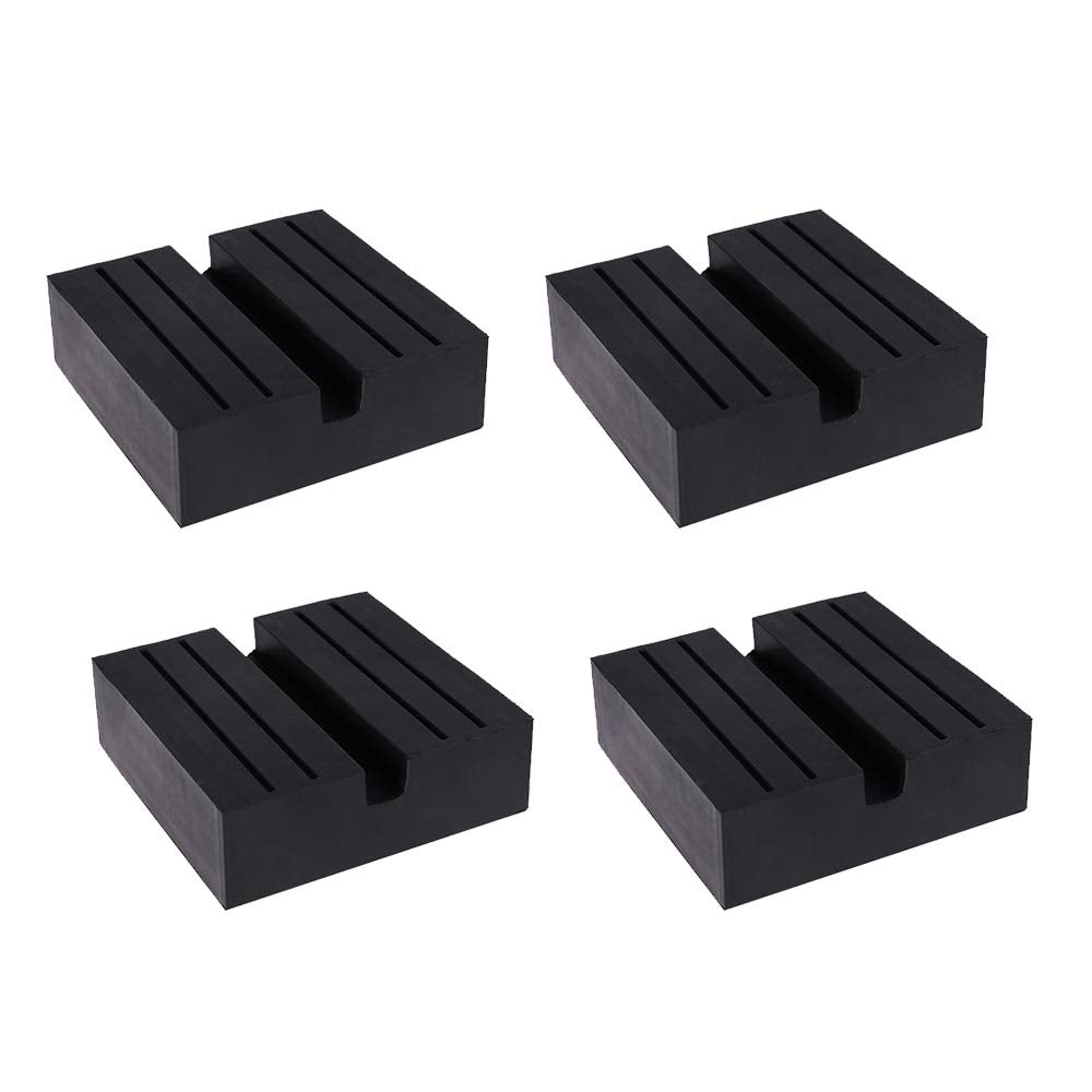 Junhom - Soporte universal de goma para gato de coche (4 unidades)