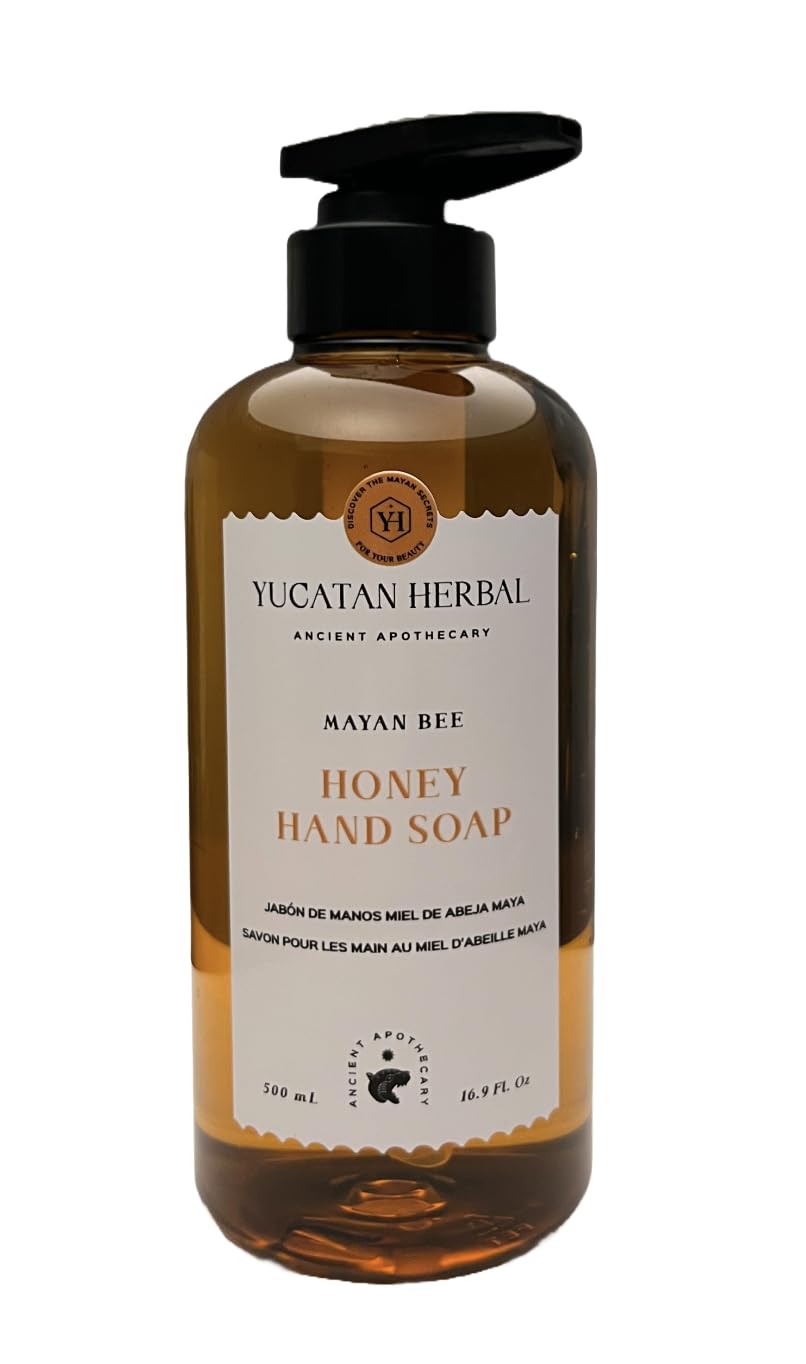 Yucatan Herbal Jabón de Manos Miel de Abeja Maya 500ml