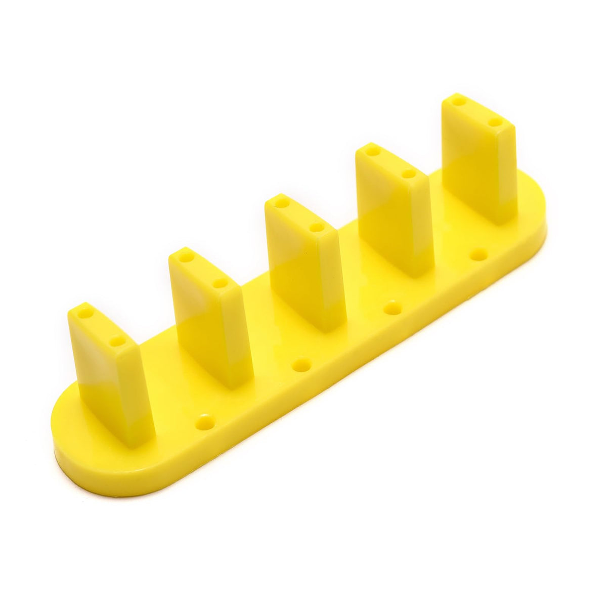 Juego de 3 Piezas de Soporte para Práctica de Uñas Falsas Rolabling Amarillo