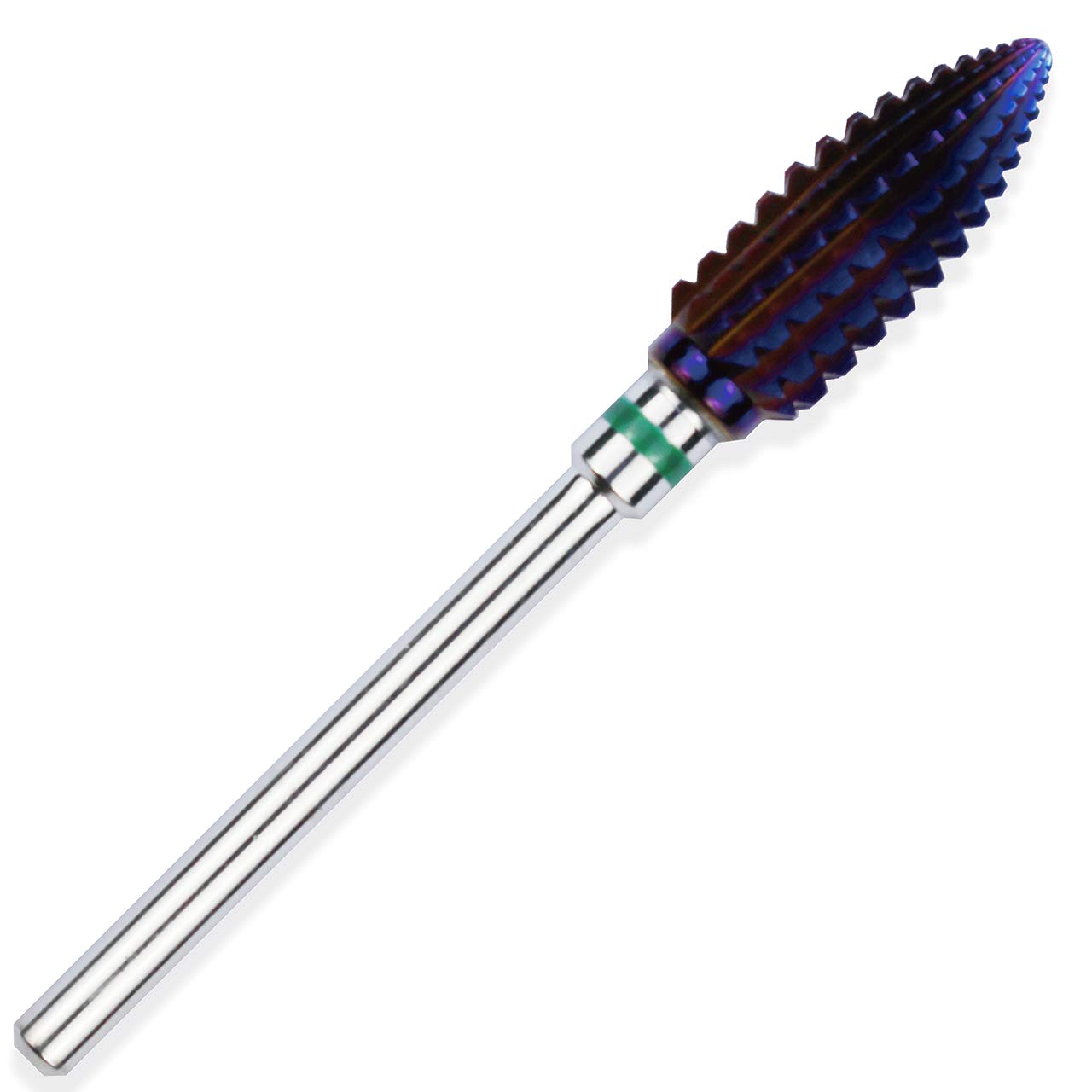 ianblues - Broca de uñas cónica, Tornado y Texas Tornado para máquina de manicura de uñas, revestimiento morado (Texas - grueso - C)