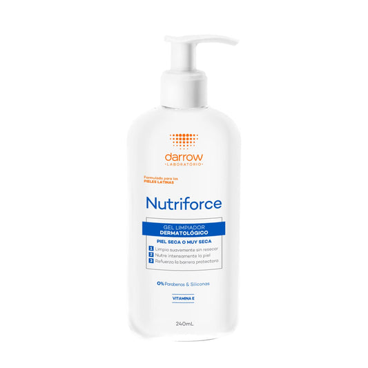 Darrow Nutriforce, Gel de Ducha Limpiador, Piel Seca, 240ml