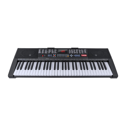 Teclado 61 Teclas con Luz USB AUX Rec Función Enseñanza 255 Ritmos Tonos 61 Percusiones