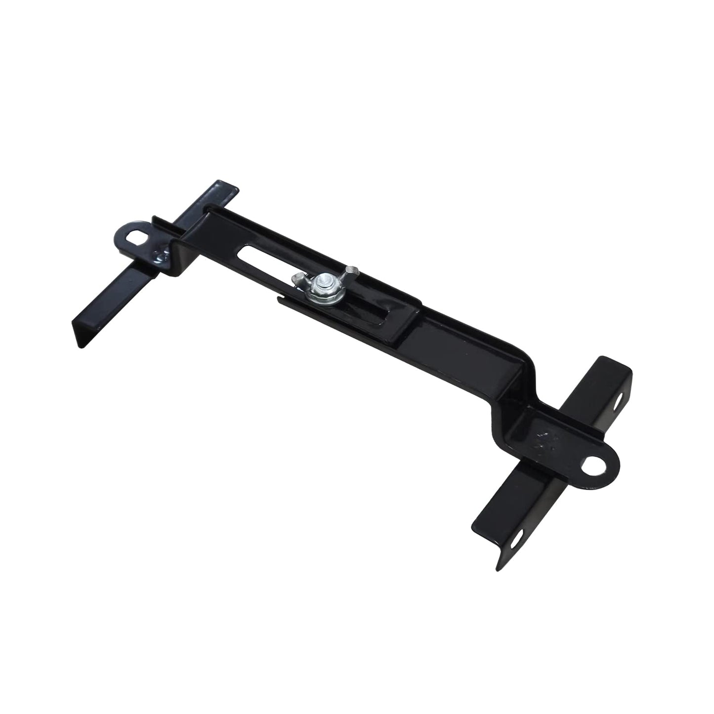 Soporte universal para batería para coche con abrazaderas, soporte de almacenamiento de batería de metal ajustable