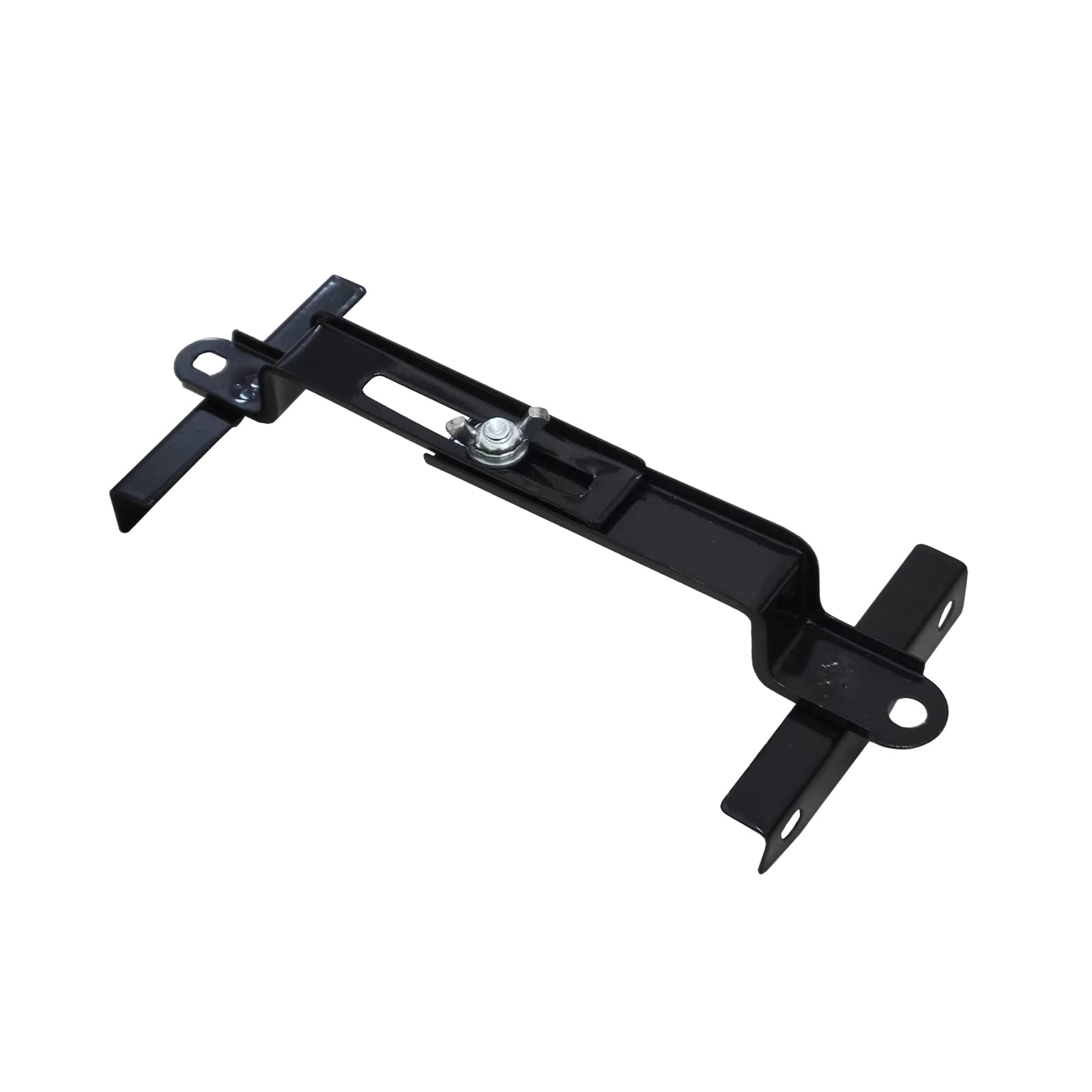 Soporte universal para batería para coche con abrazaderas, soporte de almacenamiento de batería de metal ajustable