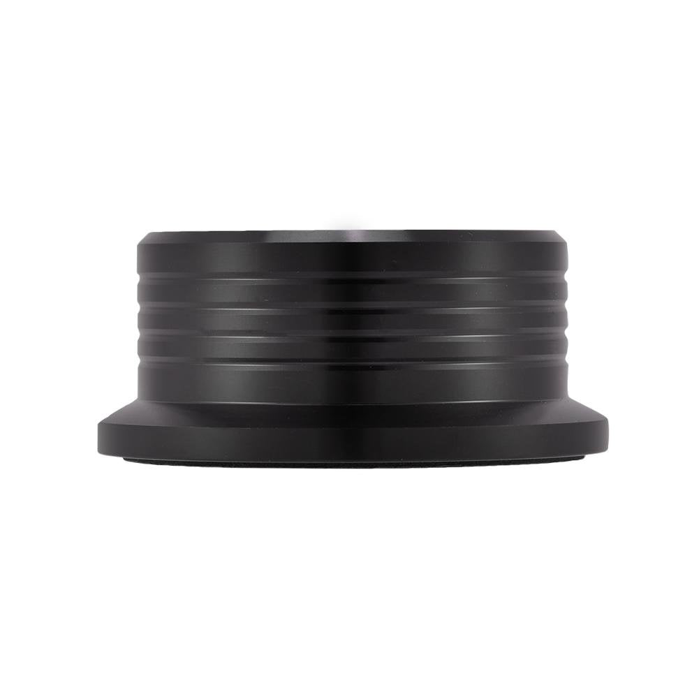 Fosa Abrazadera del Estabilizador del Disco de La Placa Giratoria de 60Hz con Nivel de Burbuja para El Reproductor de Discos de Vinilo LP, Estabilizador de Disco para Tocadiscos de Vinilo de Audio LP,(Negro)