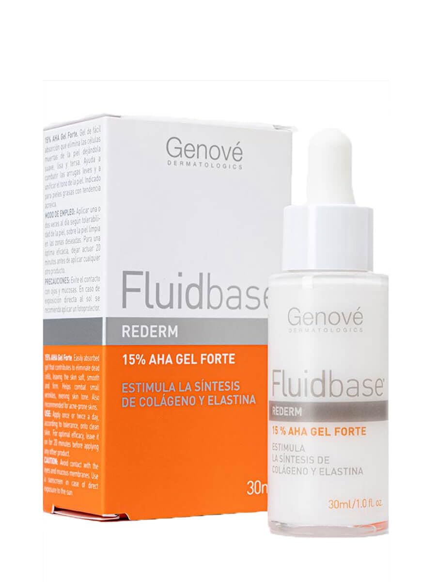 Genové Fluidbase Rederm Gel Aha 15% Forte 30 Ml, Hidratante