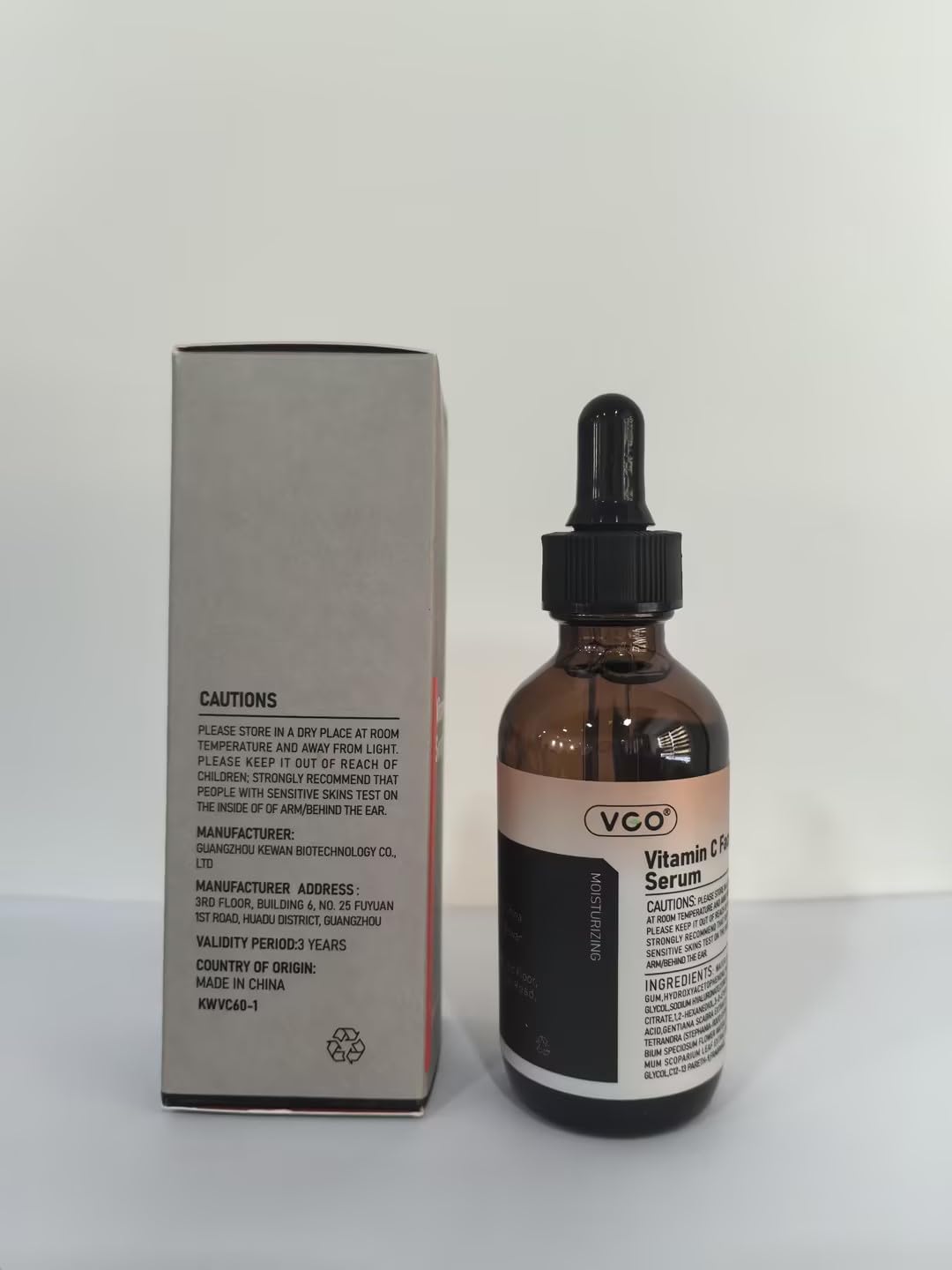 VGO- 【Hidratación profunda】El suero de vitamina C VGO proporciona una hidratación intensa que retiene la humedad, ayuda a equilibrar tu cutis, estimula el colágeno para una mejor vitalidad y reduce la