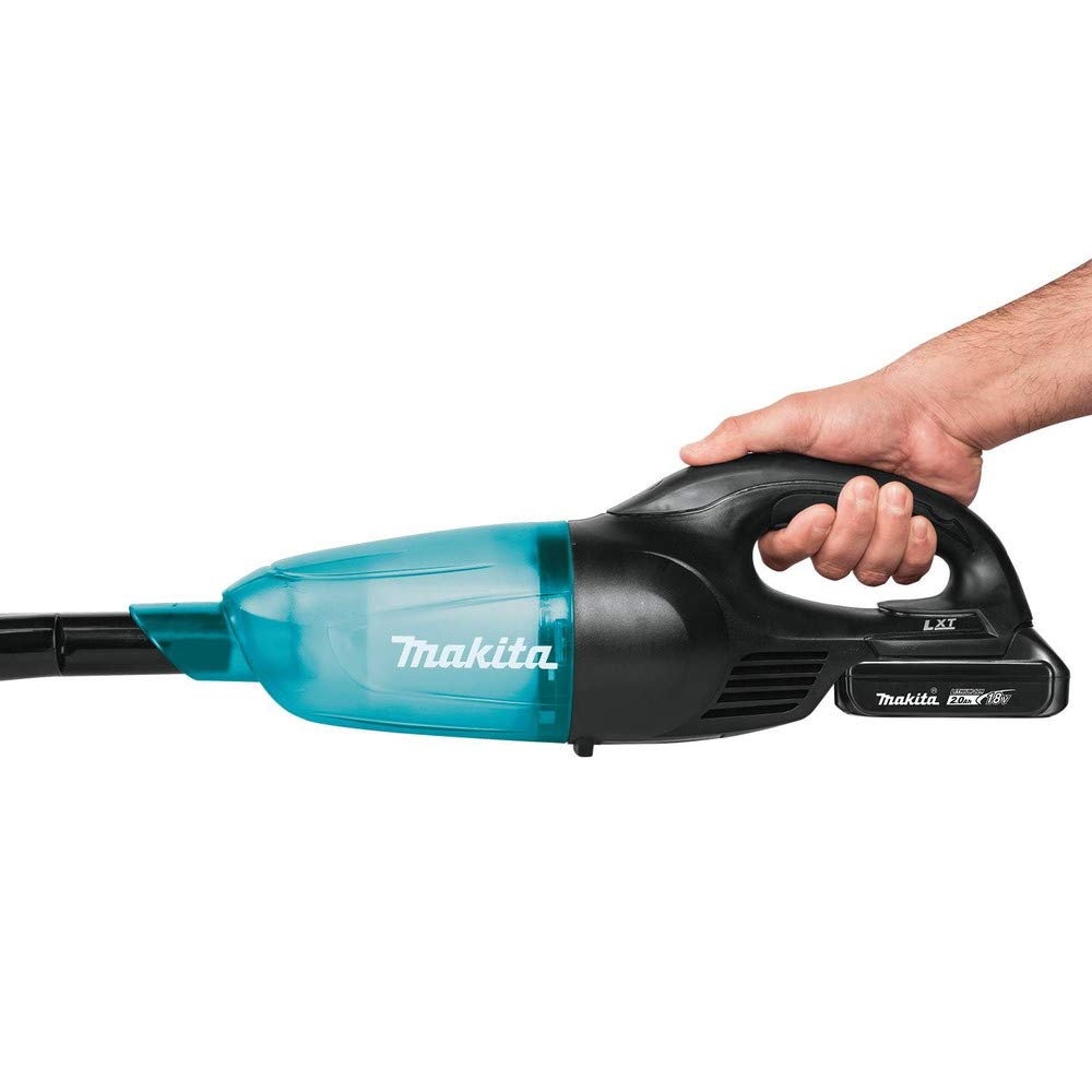 Makita XLC02R1B - Kit de aspiración inalámbrico Compacto LXT de Iones de Litio (2.0Ah)