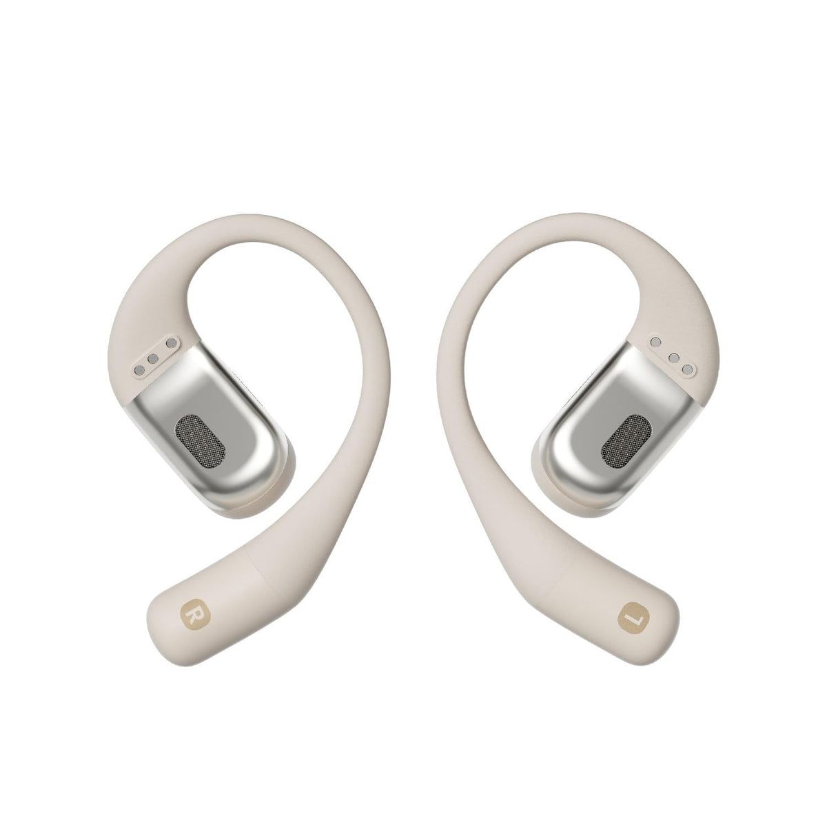 Auriculares Deportivos Shokz Beige True Wireless Bluetooth de Conducción Aérea Resistentes al Sudor y Agua
