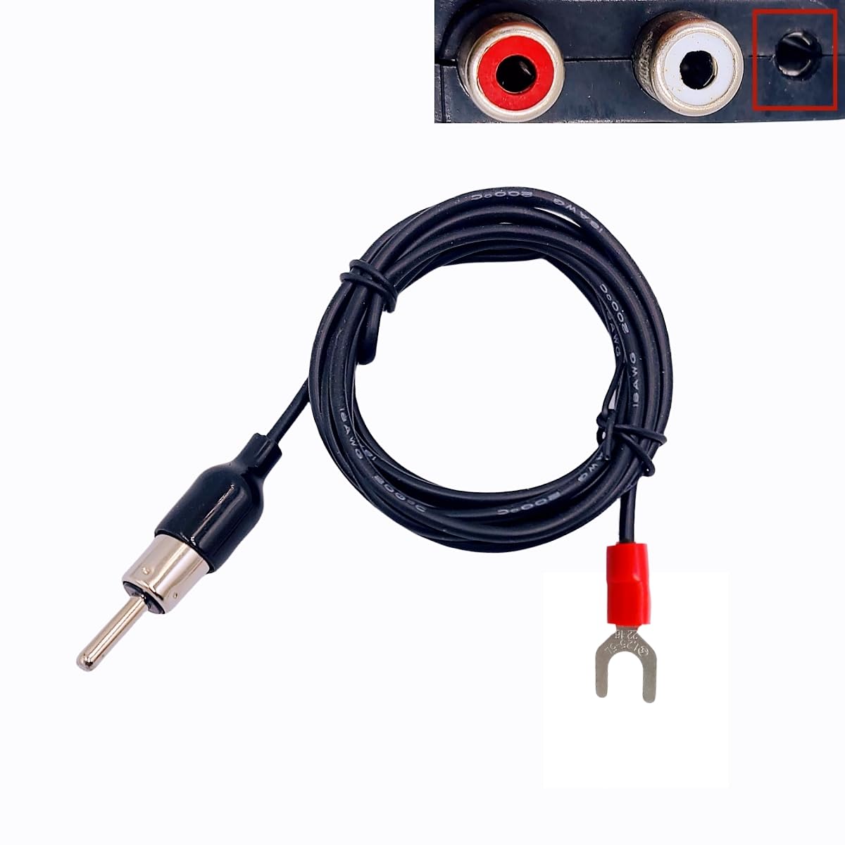 Funayama - Cable de conexión a tierra para Technics SL-BD21 SL-BD3 SL-QL5 SL-6 - Detiene el zumbido - 5 pies