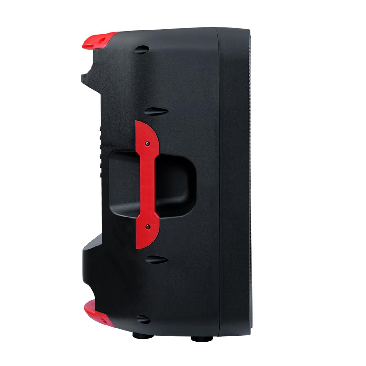 KSR Bafle Profesional con Micrófono Alambrico y Control Remoto Kaiser BB 15” Luz Flama Link Recargable Bluetooth USB Micro SD FM Rec 50W Rms Color Negro Bafle de15 Pulgadas MSA-7515SC