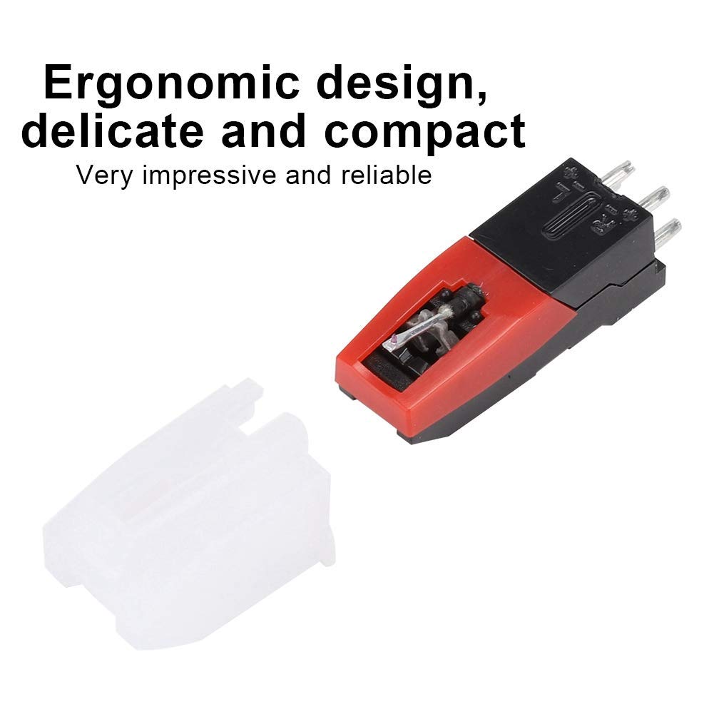 Fosa Aguja para Tocadiscos, reemplazo de lápiz óptico para Tocadiscos de Vinilo de Cristal Q3, Accesorio de Placa giratoria USB para Reproductor de Vinilo LP, magnético, fonógrafo