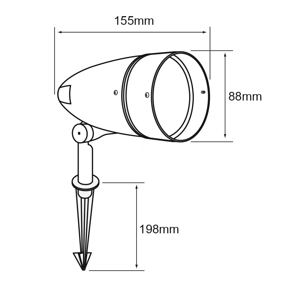 Luminario Proyector Tecnolite Conico H-780/CF