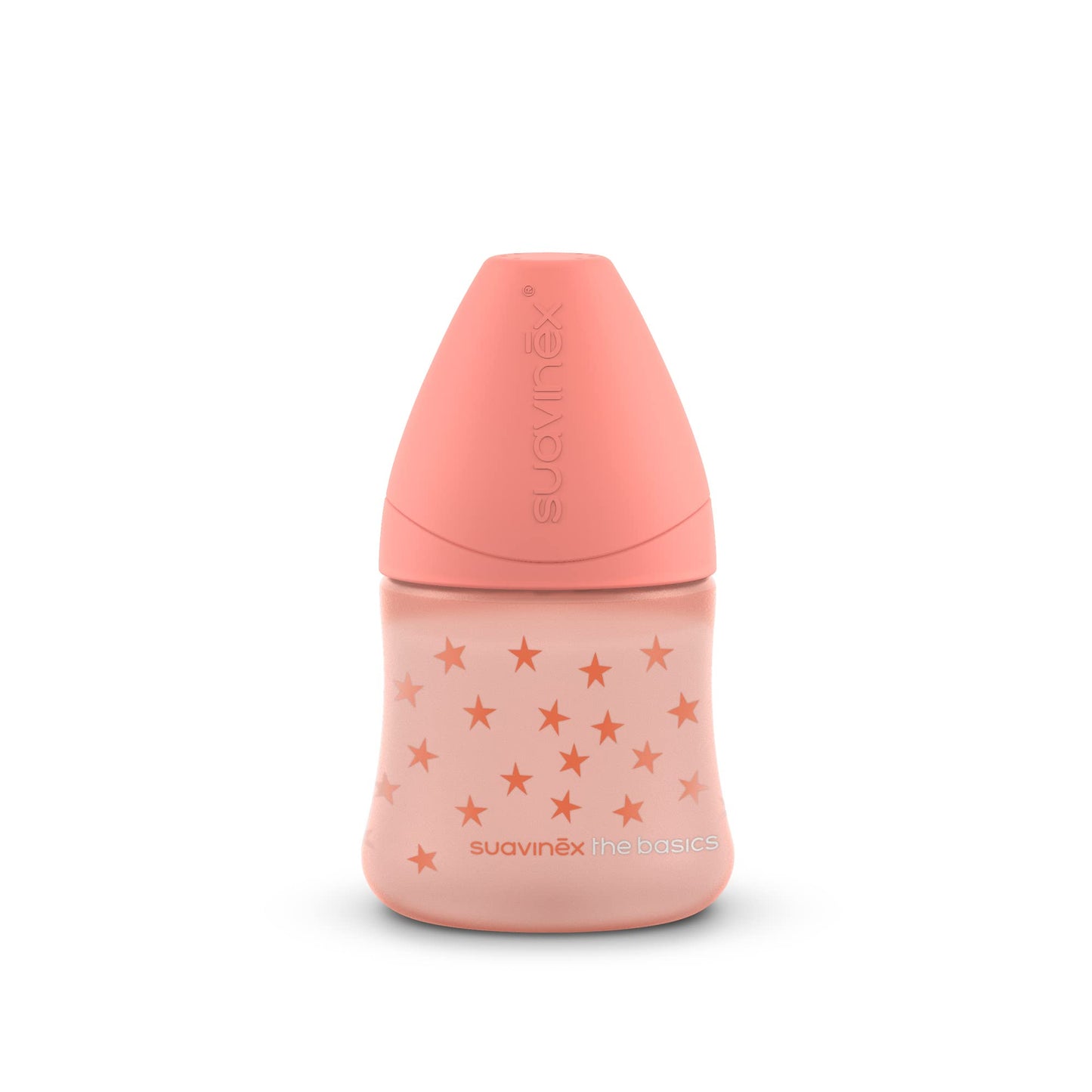 Set de Biberones Basics Rosa Tetina Redonda Silicon 150ml Flujo Lento