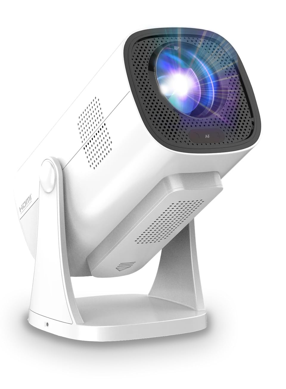 Philips, Neopix 250, proyector de cine en casa, Full HD 1920x1080p, giratorio de 180 grados, Google TV, modo espejo, Wi-FI 6, sonido estéreo de 2x3 vatios, blanco