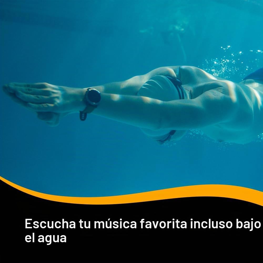 Reproductor de Música SONR Grafito para Nadadores con Gafas Antivaho de Oído Abierto