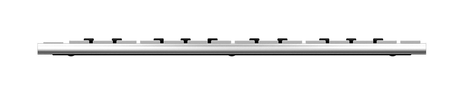 Xkey - driver de teclado MIDI USB 25 - Marco de aluminio ultrafino estilo Apple, 25 teclas sensibles a la velocidad de tamaño completo, postáctil polifónico, Plug & Play en iPad, iPhone, Mac y PC