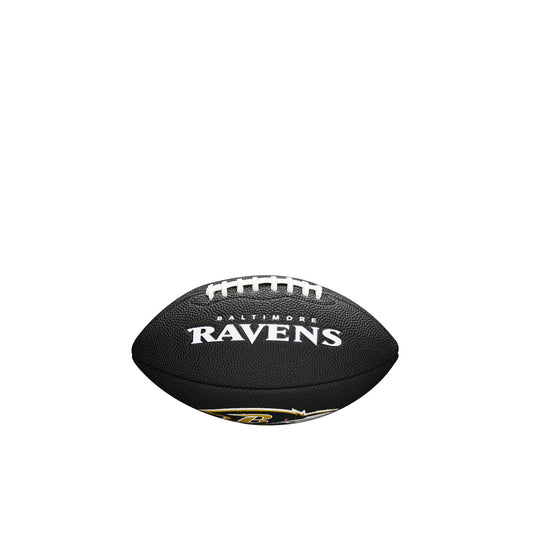 Balón de Fútbol Wilson NFL Baltimore Ravens Negro tamaño Mini