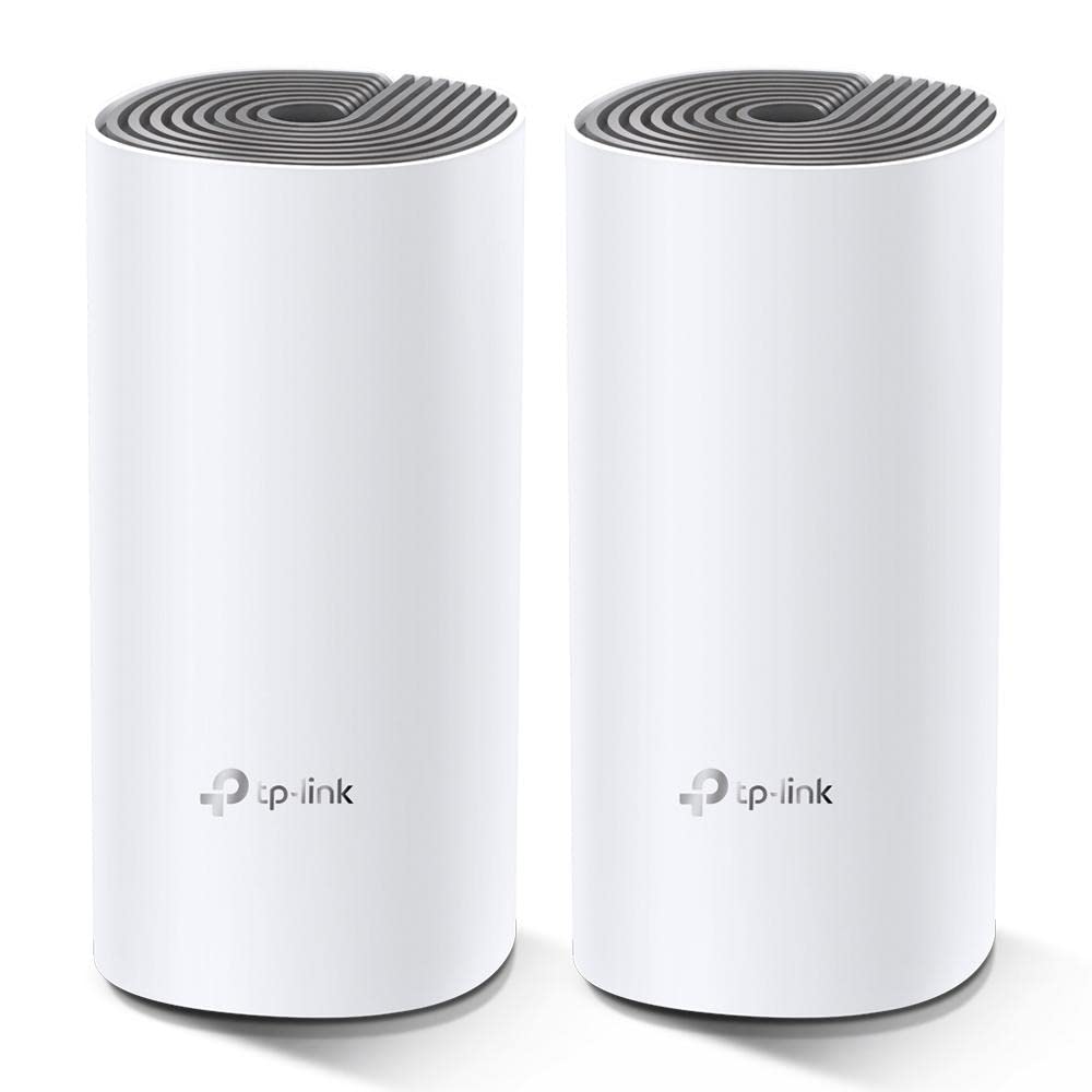 Sistema WiFi Mesh TP-Link Blanco Deco E4 2 Pack con Cobertura Ampliada para Todo el Hogar