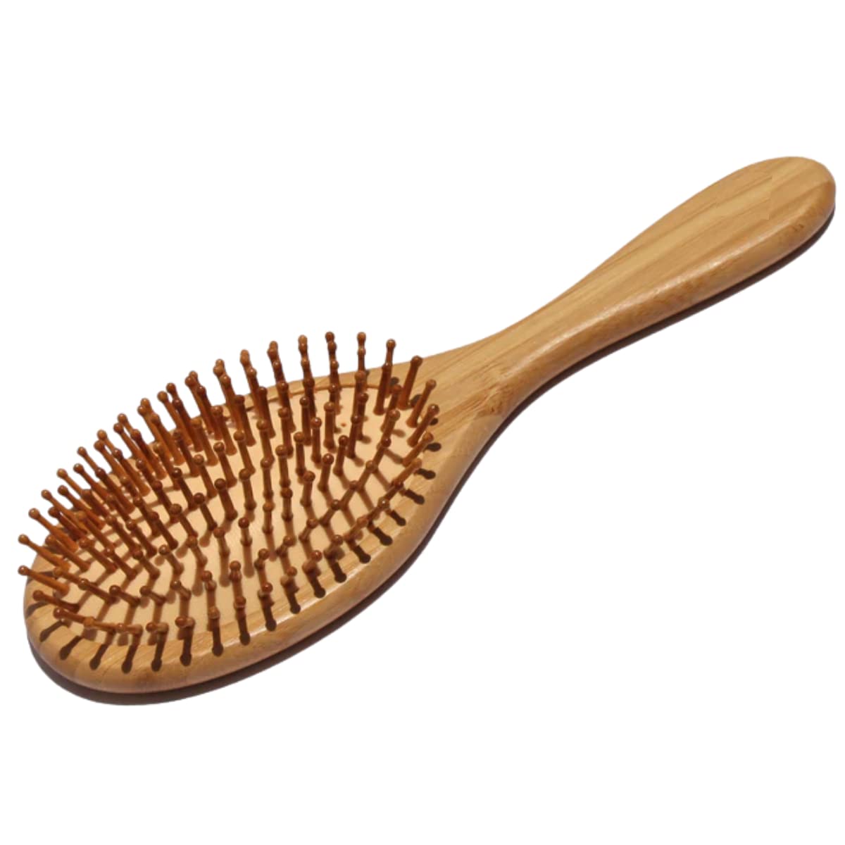 Cepillo De Bambú Cepillo Madera Natural Biodegradable Cepillo para el Cabello Hecho de Bambú - Cepillo de Madera para todo tipo de Cabello y Pelo - Cerdas Naturales - Cepillo Desenredante - Para Masaje