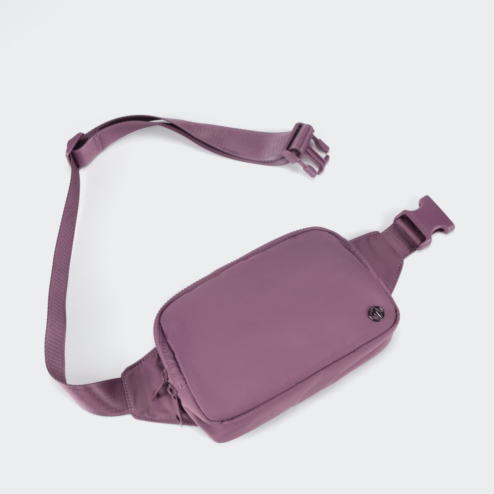 Riñonera Pander Lavanda Grande Impermeable con Correa Ajustable para Mujer y Hombre