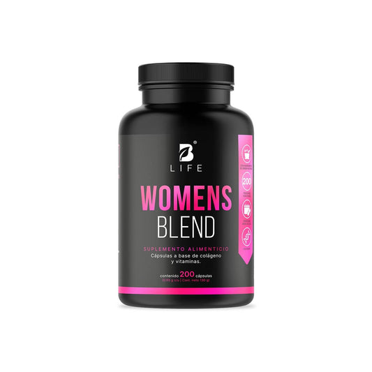 Multivitamínico B Life Womens Blend Natural 200 Cápsulas para Mujer