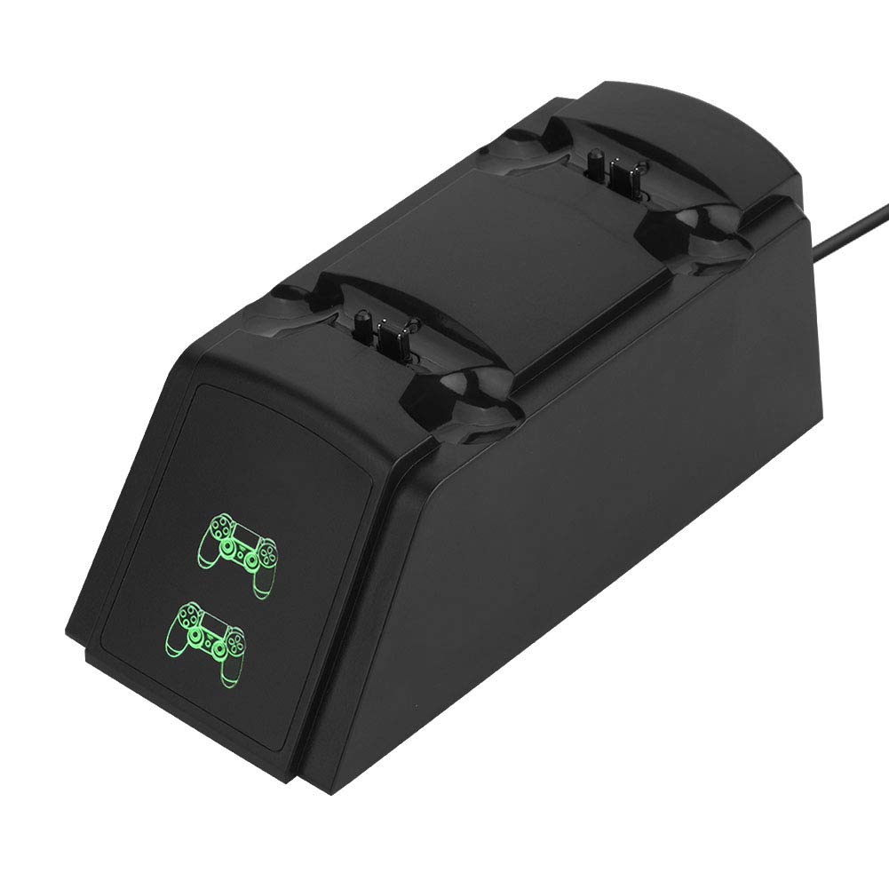 Zer One - Estación de carga inalámbrica para con mando de control de y soporte de estación de carga dual con luz LED