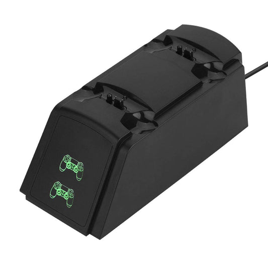 Zer One - Estación de carga inalámbrica para con mando de control de y soporte de estación de carga dual con luz LED