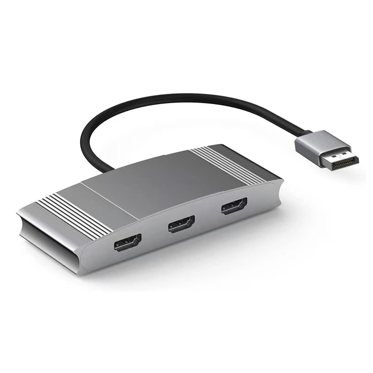 Splitter DisplayPort a HDMI WJESOG Negro Compatible con Multi Monitor 4K a 60Hz