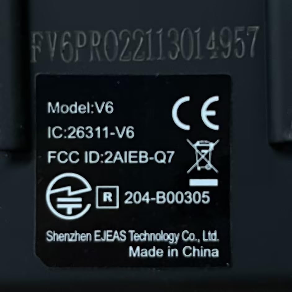 EJEAS V6 Pro Motocicleta Auricular Bluetooth, 2 Riders Intercom Casco Sistema de Comunicación con Auto-contestar la Llamada y la reducción de Ruido para el Motociclismo Esquí y Escalada (1 Pack)