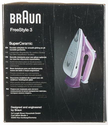 Braun Fer vapeur FI3124 PU - Freestyle 3 - Semelle SuperCéramic