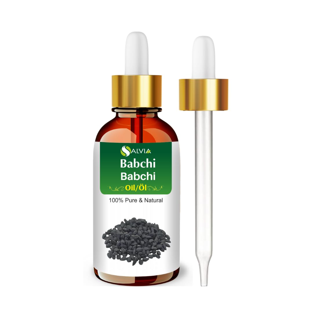 Babchi Oil 100% Natural Pure UNDILUTED Uncut Essential Oil (30ml with Dropper)