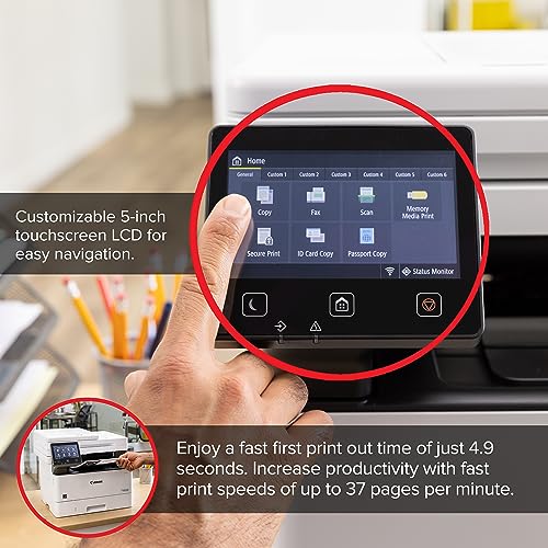 Canon imageCLASS MF462dw - Impresora láser Monocromática Dúplex Todo en uno, Inalámbrica, Garantía Limitada de 3 años
