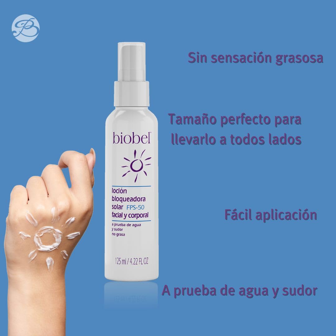 Biobel Loción Bloqueadora Solar FPS-50 125ml