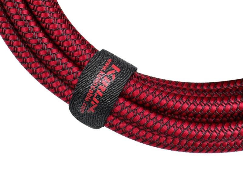Cable para instrumento Kirlin profesional, 10 metros plug 1/4 mono, IWCC201PN colores (Rojo)