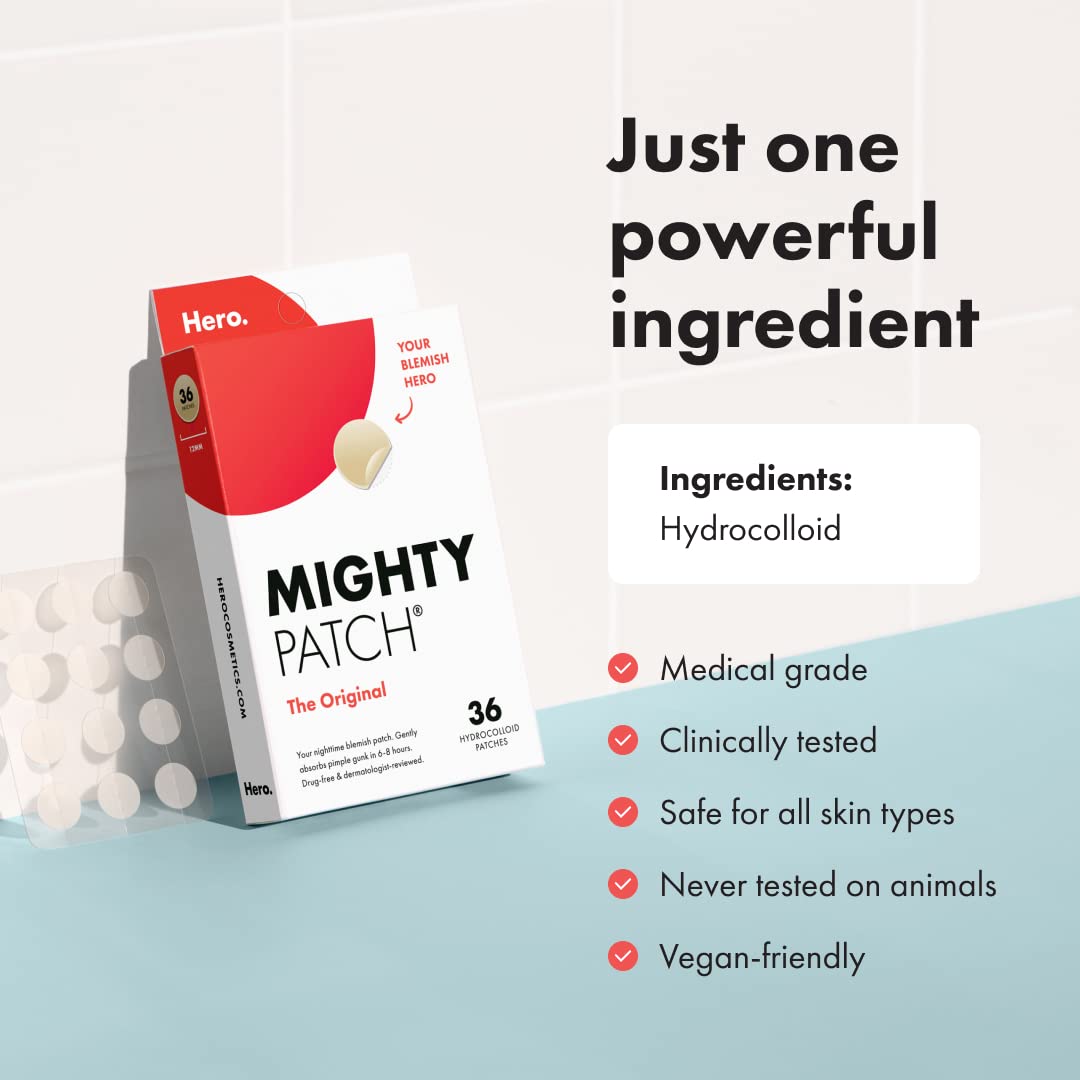 Mighty Patch - Spot hidrocoloide que absorbe el acné