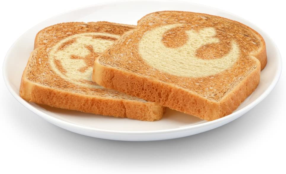 tostador de 2 rebanadas, tostadora de 2 rebanadas La Guerra de las Galaxias, Negro, 1